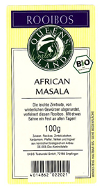 QUEENSLAND Bio Rooibos AFRICAN MASALA 100 g