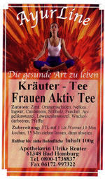 F&B Frauen-Aktiv-Tee 100 g
