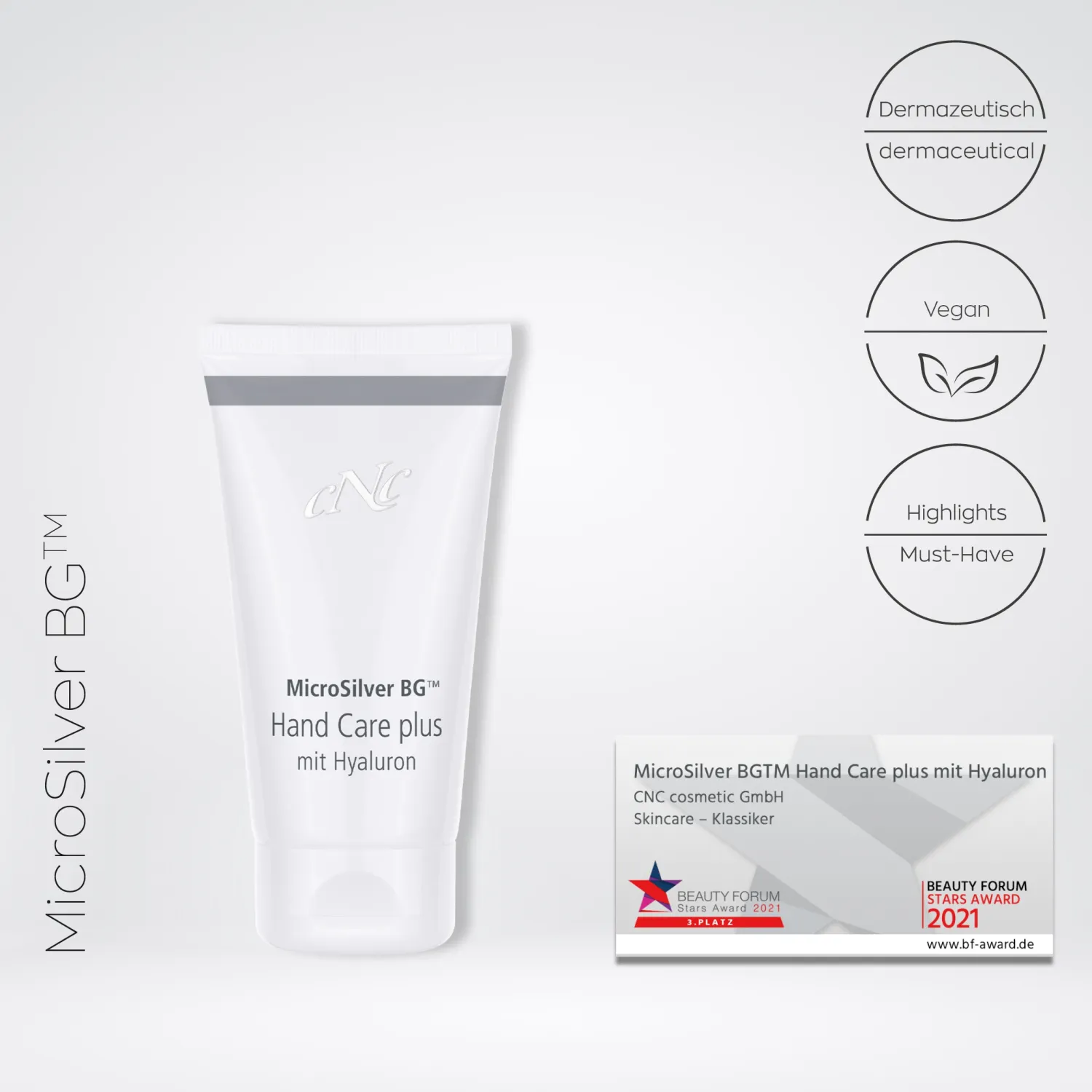 CNC MicroSilver BG Hand Care Plus 50ml - Bild: CNC Skincare