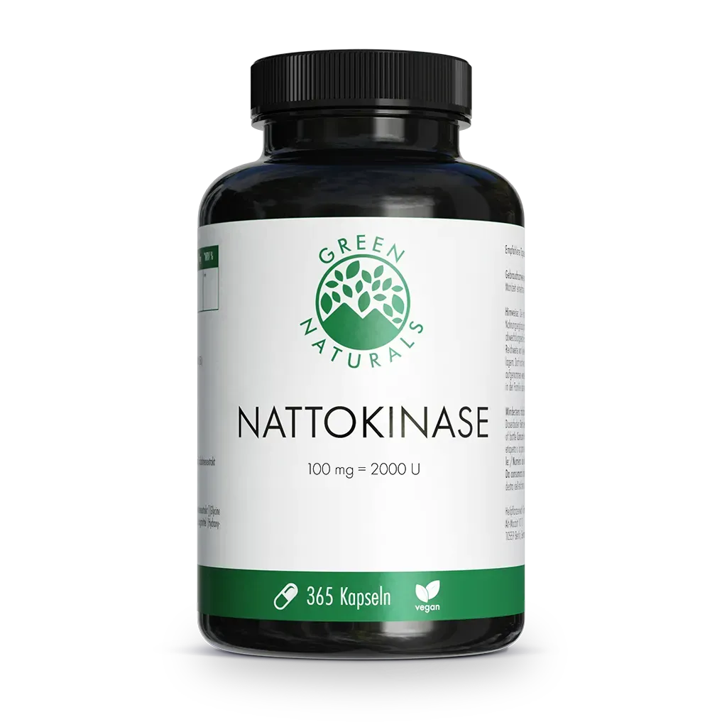Green Naturals Nattokinase 100mg 365Kps.