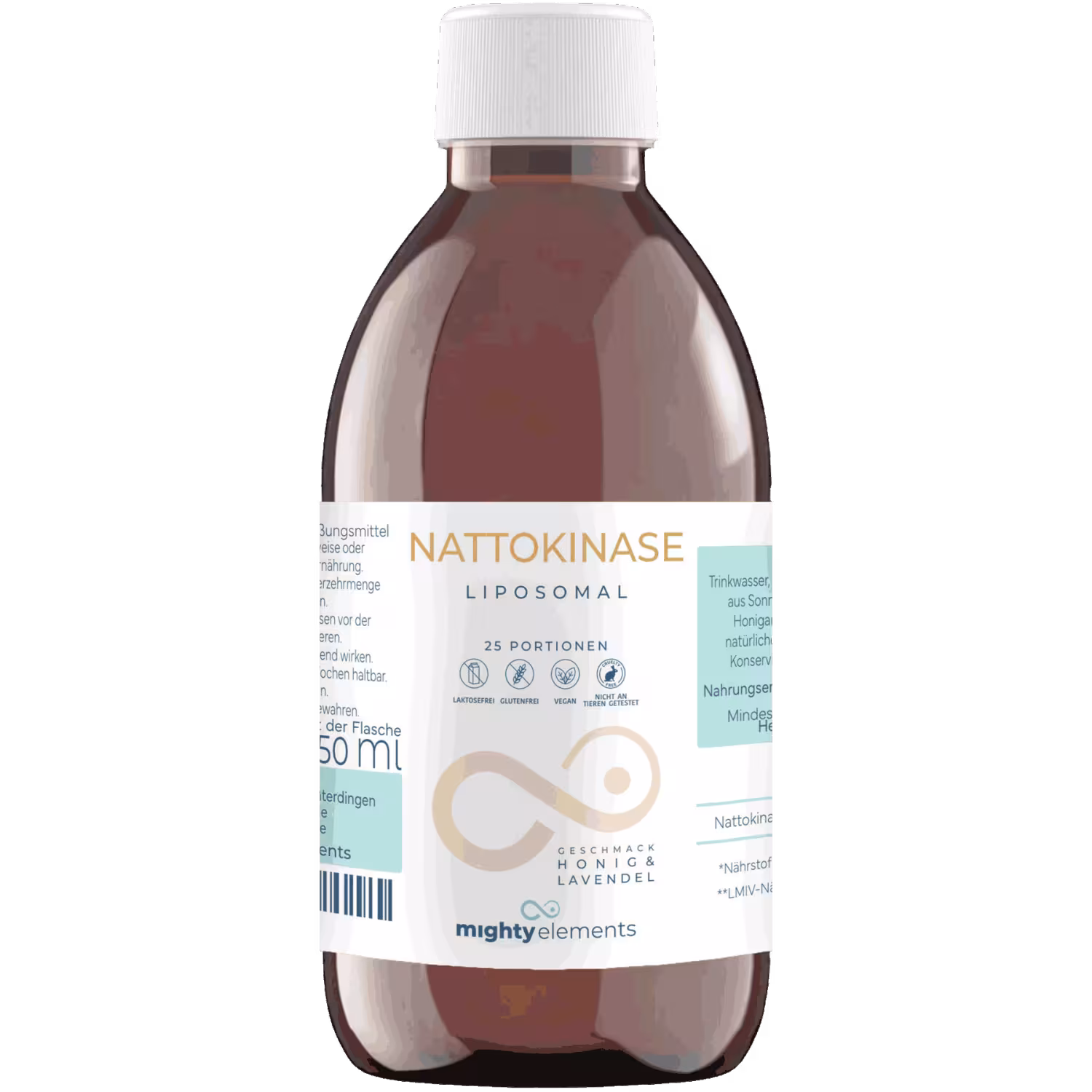 mighty elements Nattokinase Liposomal 250ml (MHD 10/26)