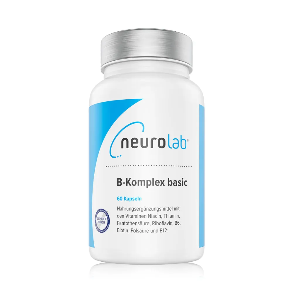 NeuroLab B-Komplex basic 60Kps. (MHD 09/26) - Bild: NeuroLab