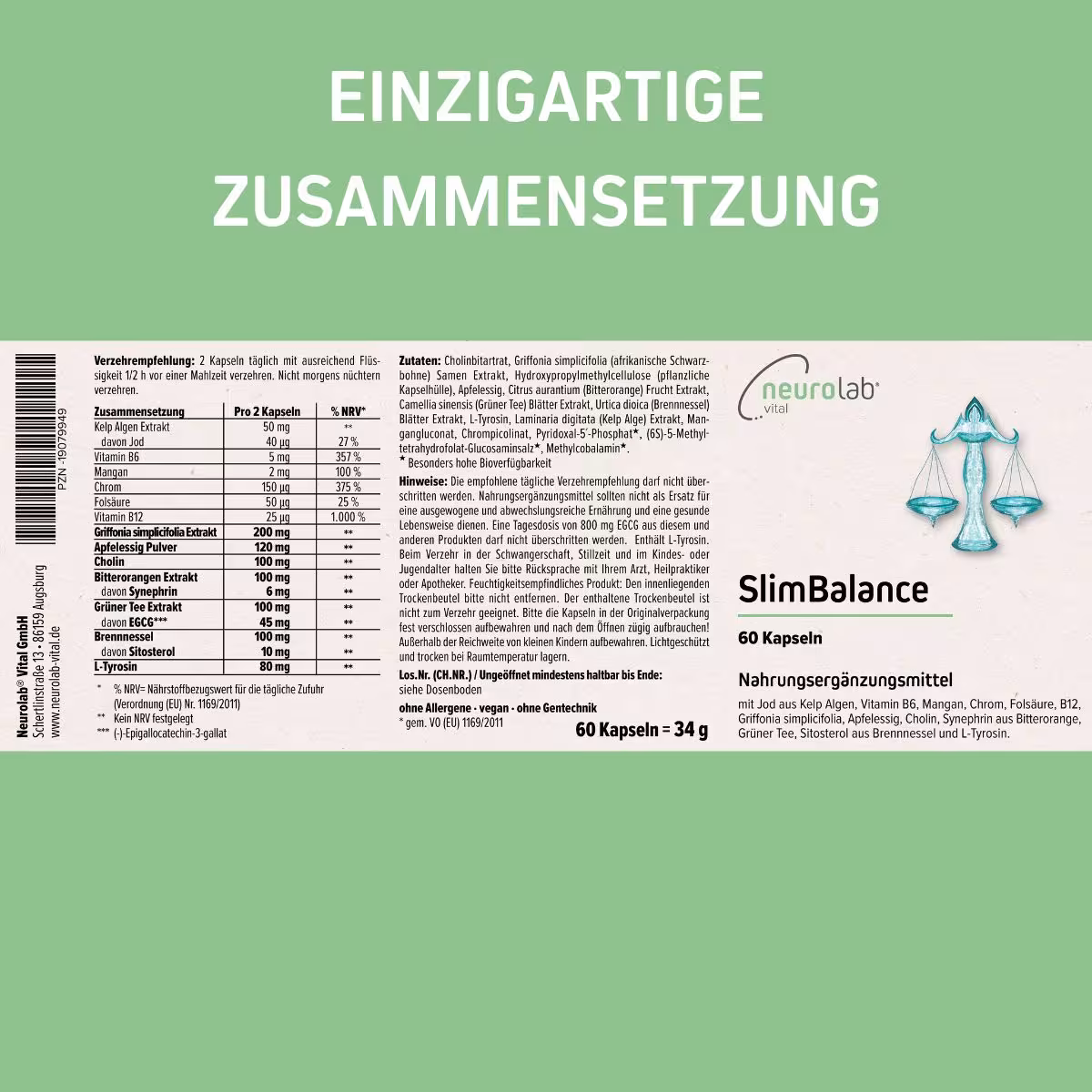 NeuroLab Vital Slim Balance 60Kps.