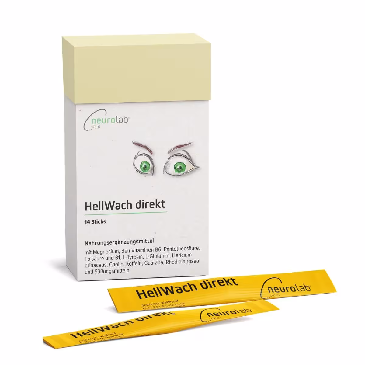 NeuroLab Vital HellWach direkt 14x2,5g - Bild: NeuroLab