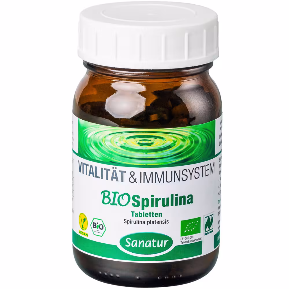 Sanatur Bio Spirulina Tabletten - Bild: Sanatur