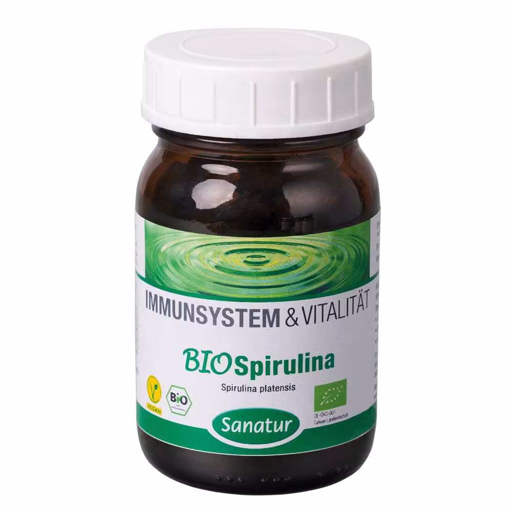 Sanatur Bio Spirulina 100Kps. - Bild: Sanatur