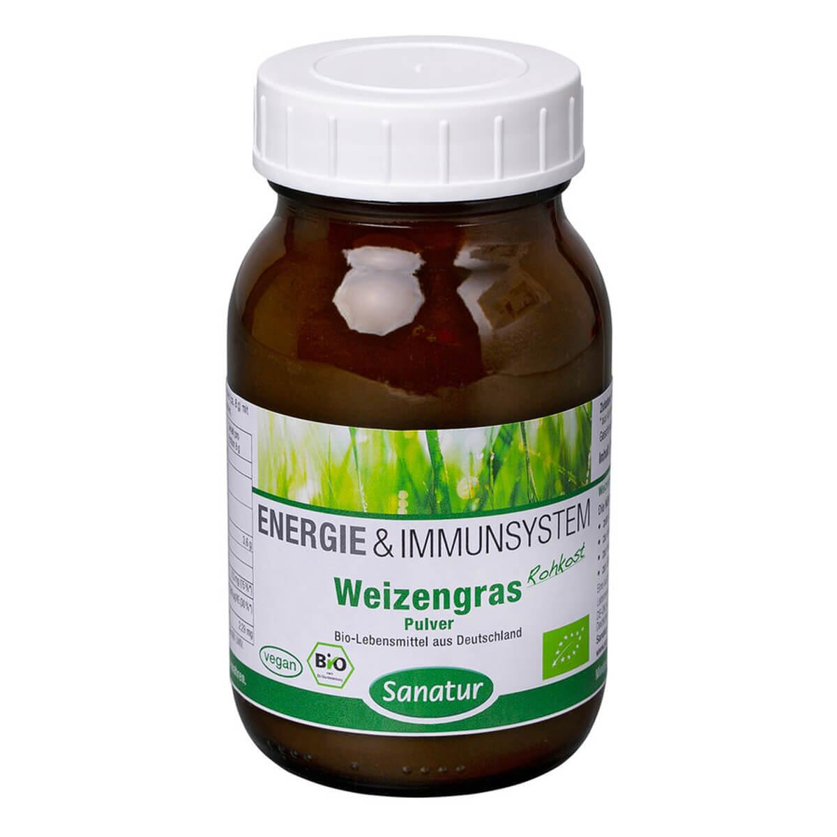 SANATUR Weizengras Pulver 90g - Bild: Sanatur