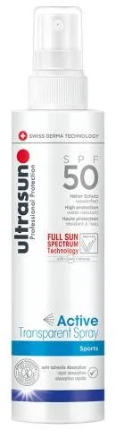ultrasun Active Transparent Spray SPF50