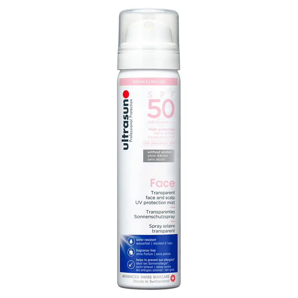 ULTRASUN Face & Scalp UV Prot. Mist SPF50 - Bild: ULTRASUN