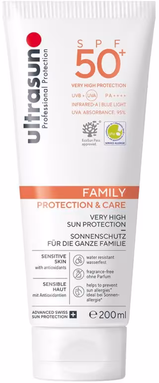 ultrasun Family SPF50+ 200ml Tube