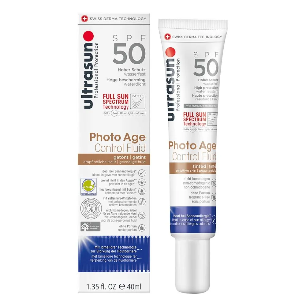 ULTRASUN Photo Age Control Fluid (tinted) SPF50 40ml - Bild: Ultrasun