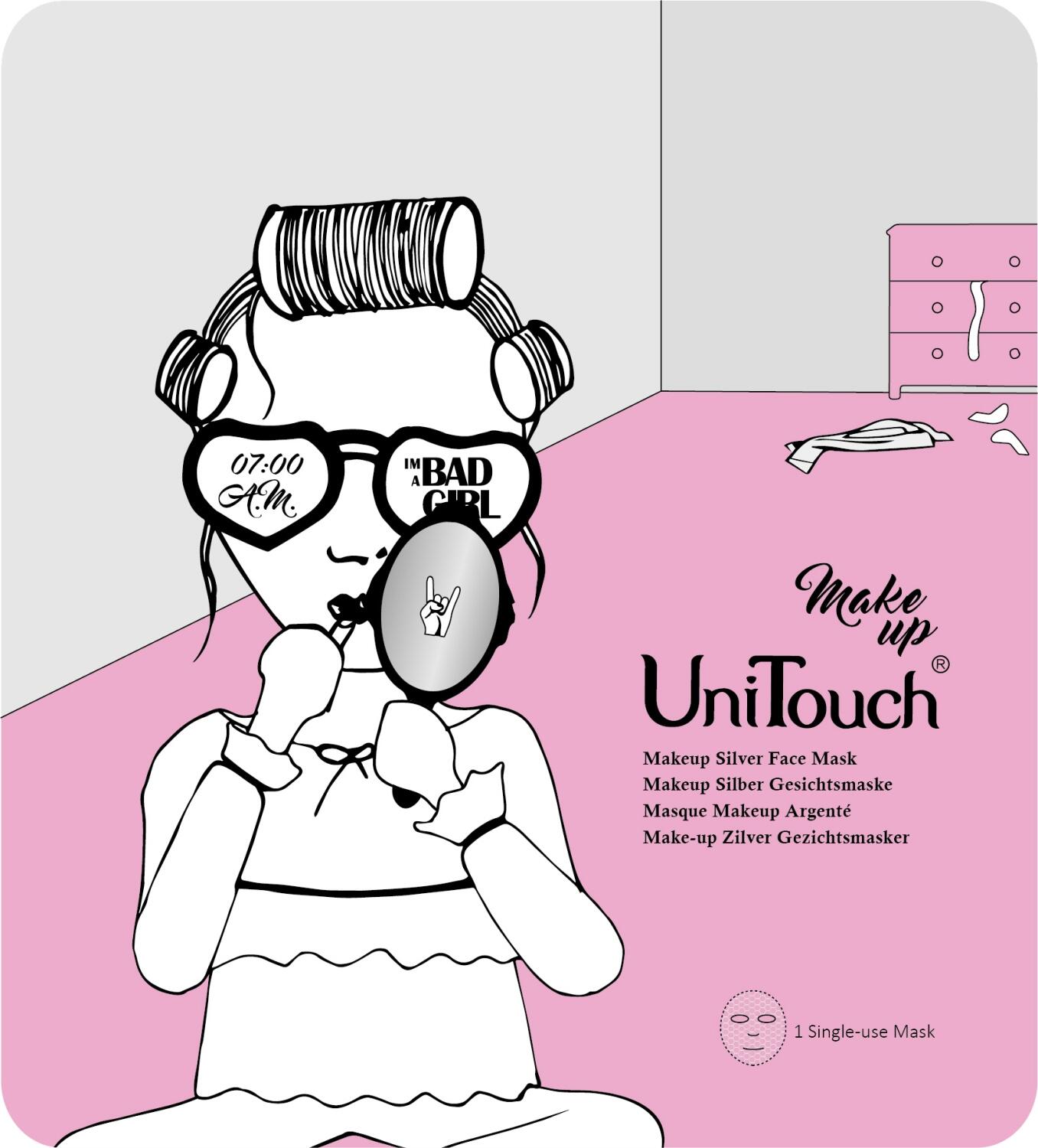 UNITOUCH Makeup Silver Face Mask