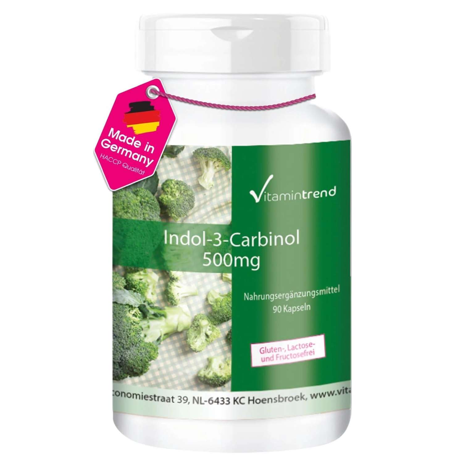vitamintrend Indol-3-Carbinol 500mg 90Kps.