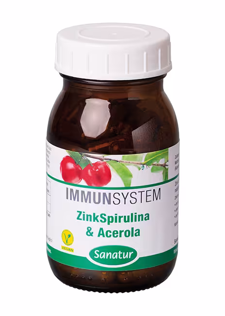 Sanatur ZinkSpirulina & Acerola 90Kps. - Bild: Sanatur