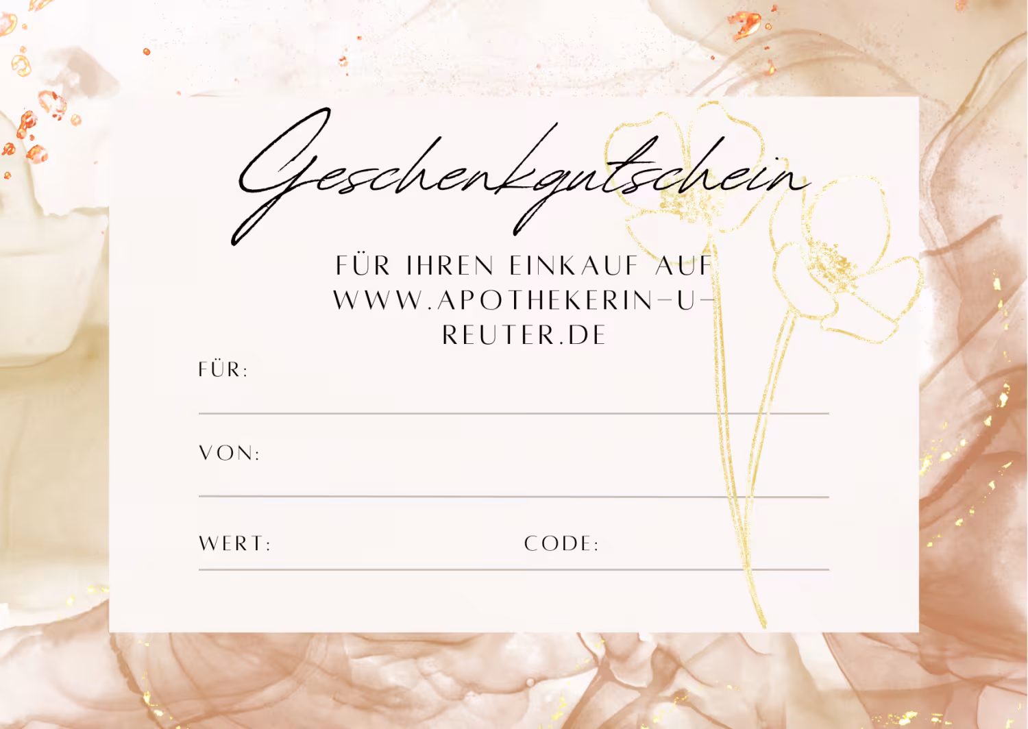 Geschenkgutschein - 10 Euro