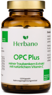 Herbano OPC Plus 120Kps. im Braunglas