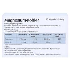Magnesium-Köhler 90Kps.