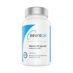 NeuroLab Vitamin D3 plus K2 120Kps.