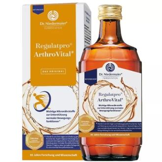 Dr. Niedermaier Regulatpro ArthroVital Flasche und Verpackung Nahrungsergänzung