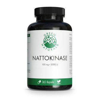 Green Naturals Nattokinase 100mg 365Kps.