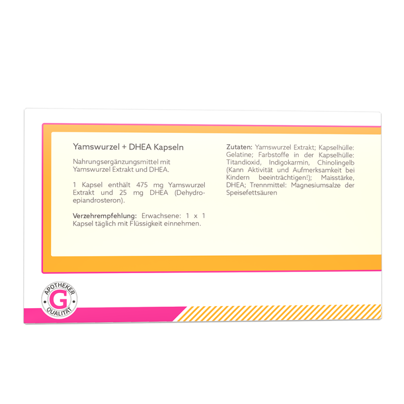 GALL PHARMA Yamswurzel + DHEA 25MG 60Kps.