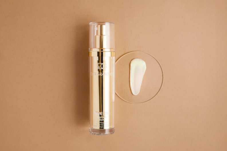 Dr. GRANDEL TIMELESS Retinol Balm Konsistenz Petrischale